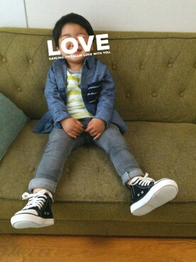 sayumaruさん（キッズ・90cm）の春コーディネート