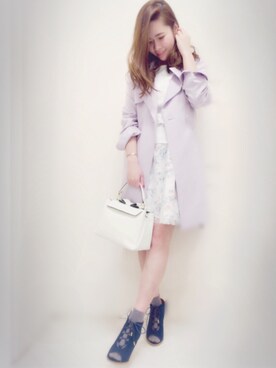「willselection」｜「アイテム（トレンチコート）」を使った、yuka.c5さん（レディース・159cm）の春コーディネート