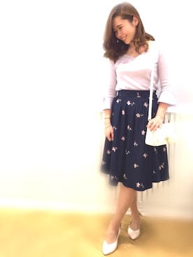 「willselection」｜「アイテム（アクセサリー）」を使った、yuka.c5さん（レディース・159cm）の春コーディネート