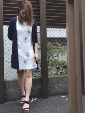 「BSTR」｜「アイテム（ワンピース/ドレス）」を使った、yuka.c5さん（レディース・159cm）の夏コーディネート