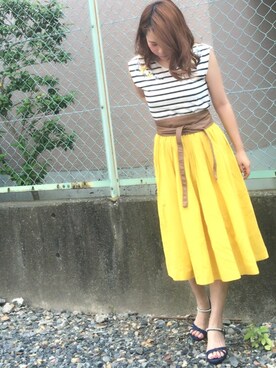 yuka.c5さん（レディース・159cm）の夏コーディネート
