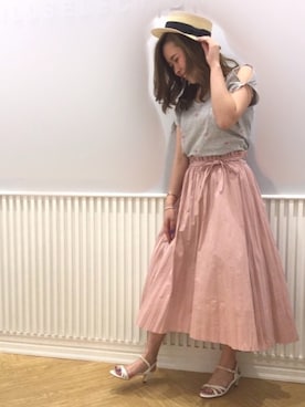 yuka.c5さん（レディース・159cm）の春コーディネート