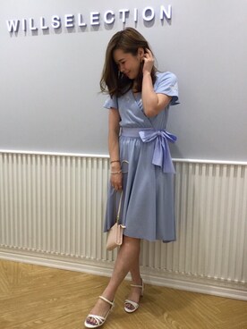 「BSTR」｜「アイテム（ワンピース/ドレス）」を使った、yuka.c5さん（レディース・159cm）の春コーディネート