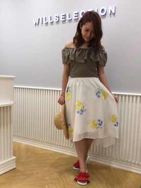「BSTR」｜「アイテム（帽子）」を使った、yuka.c5さん（レディース・159cm）の夏コーディネート