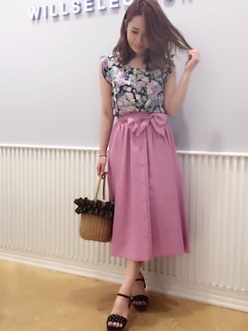 yuka.c5さん（レディース・159cm）の夏コーディネート