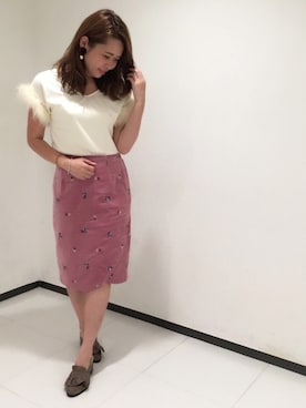 「willselection」｜「アイテム（アクセサリー）」を使った、yuka.c5さん（レディース・159cm）の夏コーディネート
