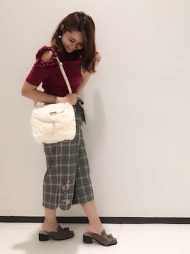 「willselection」｜「アイテム（スリッポン）」を使った、yuka.c5さん（レディース・159cm）の秋コーディネート