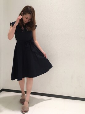 「BSTR」｜「アイテム（ワンピース/ドレス）」を使った、yuka.c5さん（レディース・159cm）の夏コーディネート