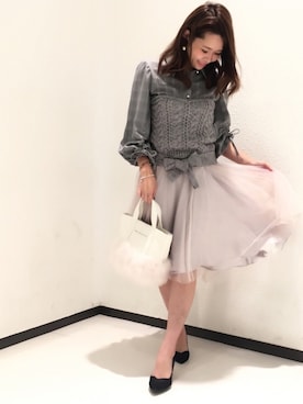 「WILLSELECTION（ウィルセレクション）のアイテム（トートバッグ）」を使った、yuka.c5さん（レディース・159cm）の秋コーディネート