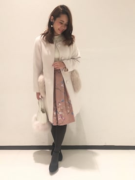 「willselection」｜「アイテム（その他アウター）」を使った、yuka.c5さん（レディース・159cm）の秋コーディネート