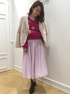 「willselection」｜「アイテム（その他アウター）」を使った、yuka.c5さん（レディース・159cm）の秋コーディネート