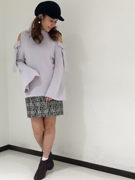 「willselection」｜「アイテム（帽子）」を使った、yuka.c5さん（レディース・159cm）の秋コーディネート