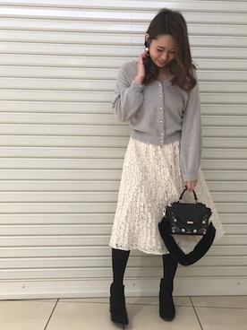 yuka.c5さん（レディース・159cm）の冬コーディネート