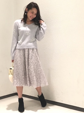 「willselection」｜「アイテム（アクセサリー）」を使った、yuka.c5さん（レディース・159cm）の冬コーディネート