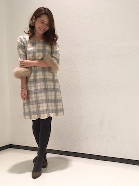 「willselection」｜「アイテム（アクセサリー）」を使った、yuka.c5さん（レディース・159cm）の冬コーディネート