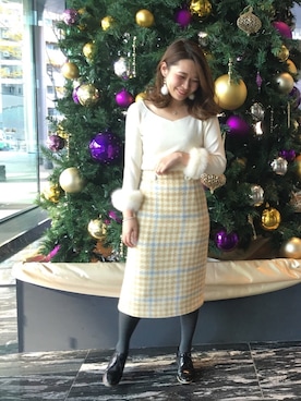 「willselection」｜「アイテム（アクセサリー）」を使った、yuka.c5さん（レディース・159cm）の冬コーディネート