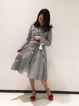 「willselection」｜「アイテム（トレンチコート）」を使った、yuka.c5さん（レディース・159cm）の春コーディネート