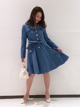「willselection」｜「アイテム（その他アウター）」を使った、yuka.c5さん（レディース・159cm）の春コーディネート