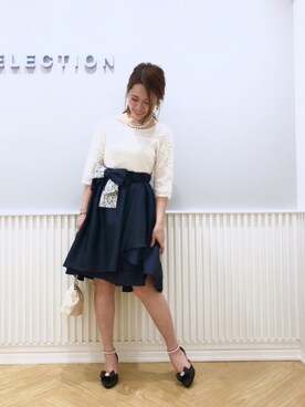 「willselection」｜「アイテム（アクセサリー）」を使った、yuka.c5さん（レディース・159cm）の春コーディネート