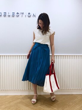 「WILLSELECTION（ウィルセレクション）のアイテム（トートバッグ）」を使った、yuka.c5さん（レディース・159cm）の春コーディネート