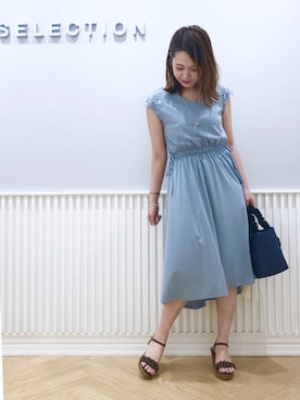 「willselection」｜「アイテム（アクセサリー）」を使った、yuka.c5さん（レディース・159cm）の夏コーディネート
