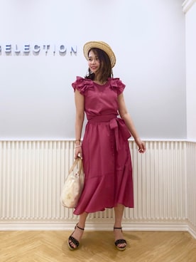 「willselection」｜「アイテム（帽子）」を使った、yuka.c5さん（レディース・159cm）の夏コーディネート