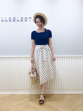 「willselection」｜「アイテム（帽子）」を使った、yuka.c5さん（レディース・159cm）の夏コーディネート