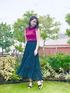 yuka.c5さん（レディース・159cm）の夏コーディネート