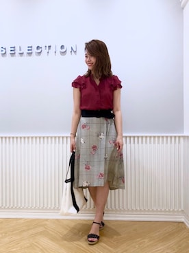 yuka.c5さん（レディース・159cm）の夏コーディネート