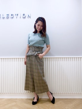 「WILLSELECTION（ウィルセレクション）のアイテム（パンプス）」を使った、yuka.c5さん（レディース・159cm）の夏コーディネート
