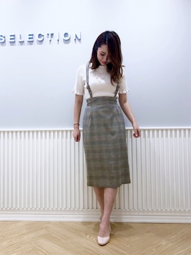 「WILLSELECTION（ウィルセレクション）のアイテム（パンプス）」を使った、yuka.c5さん（レディース・159cm）の秋コーディネート