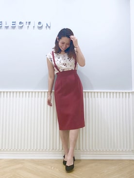 「WILLSELECTION（ウィルセレクション）のアイテム（パンプス）」を使った、yuka.c5さん（レディース・159cm）の秋コーディネート