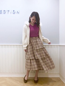 「WILLSELECTION（ウィルセレクション）のアイテム（パンプス）」を使った、yuka.c5さん（レディース・159cm）の秋コーディネート