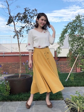 「WILLSELECTION（ウィルセレクション）のアイテム（パンプス）」を使った、yuka.c5さん（レディース・159cm）の秋コーディネート