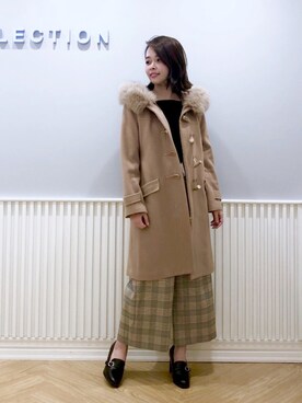 「willselection」｜「アイテム（その他アウター）」を使った、yuka.c5さん（レディース・159cm）の秋コーディネート