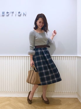 「WILLSELECTION（ウィルセレクション）のアイテム（パンプス）」を使った、yuka.c5さん（レディース・159cm）の秋コーディネート