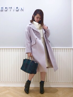 「willselection」｜「アイテム（その他アウター）」を使った、yuka.c5さん（レディース・159cm）の秋コーディネート