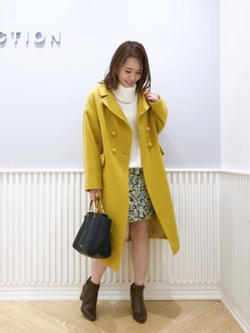 「willselection」｜「アイテム（その他アウター）」を使った、yuka.c5さん（レディース・159cm）の秋コーディネート