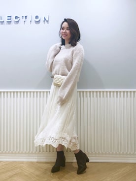 「WILLSELECTION（ウィルセレクション）のアイテム（ブーツ）」を使った、yuka.c5さん（レディース・159cm）の秋コーディネート