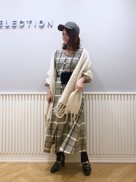 「WILLSELECTION（ウィルセレクション）のアイテム（帽子）」を使った、yuka.c5さん（レディース・159cm）の秋コーディネート