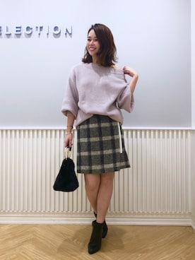 「WILLSELECTION（ウィルセレクション）のアイテム（ブーツ）」を使った、yuka.c5さん（レディース・159cm）の秋コーディネート