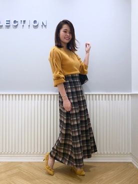 「WILLSELECTION（ウィルセレクション）のアイテム（パンプス）」を使った、yuka.c5さん（レディース・159cm）の冬コーディネート