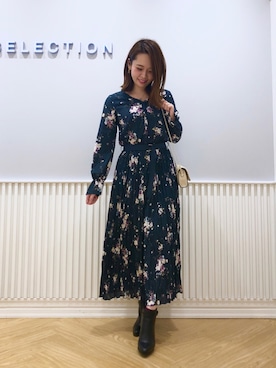 「WILLSELECTION（ウィルセレクション）のアイテム（ブーツ）」を使った、yuka.c5さん（レディース・159cm）の冬コーディネート