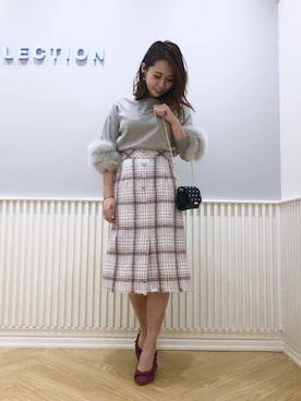 yuka.c5さん(レディース・159cm)の冬コーディネート