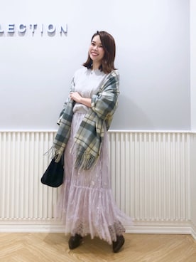 「WILLSELECTION（ウィルセレクション）のアイテム（ブーツ）」を使った、yuka.c5さん（レディース・159cm）の冬コーディネート