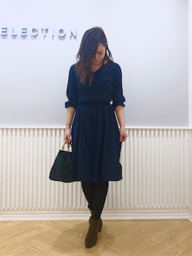 yuka.c5さん（レディース・159cm）の冬コーディネート