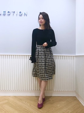 yuka.c5さん（レディース・159cm）の冬コーディネート