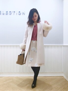 「willselection」｜「アイテム（ジャケット/アウター）」を使った、yuka.c5さん（レディース・159cm）の冬コーディネート