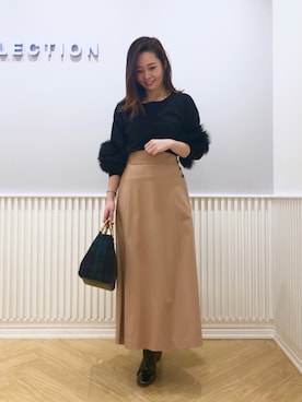 yuka.c5さん(レディース・159cm)の冬コーディネート