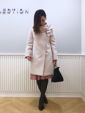 「willselection」｜「アイテム（ジャケット/アウター）」を使った、yuka.c5さん（レディース・159cm）の冬コーディネート